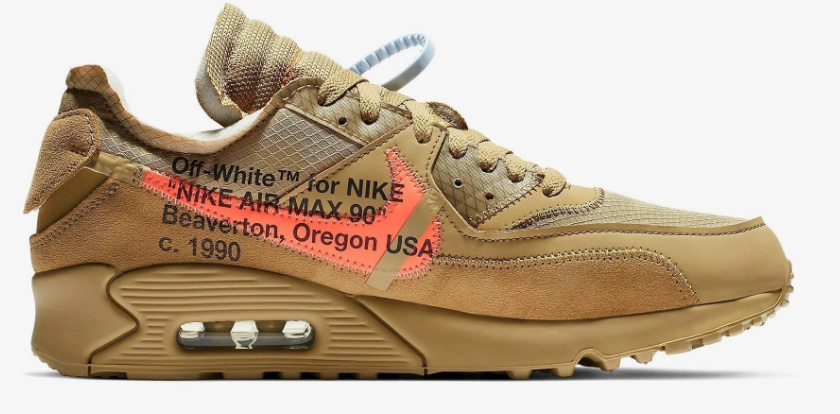 Nike Off White Air Max 90 Desert Ore