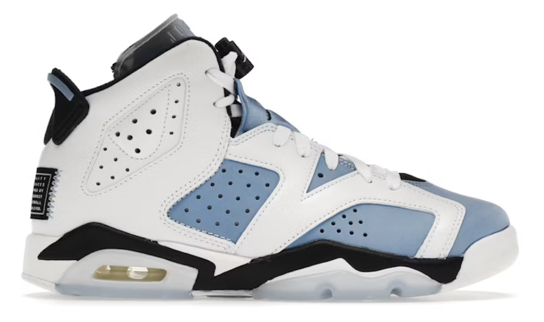 Air Jordan 6 "UNC White" (GS)