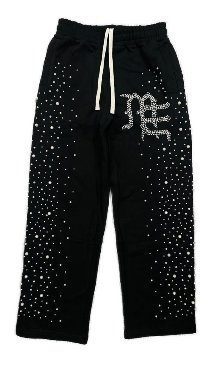 Mixed Emotions Black ‘Pearl’ sweatpants