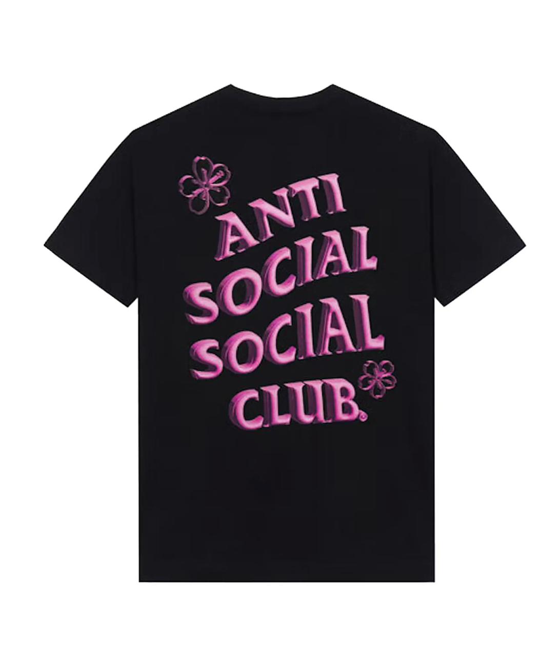 Anti Social Social Club Coral Crush T-Shirt 'Black'