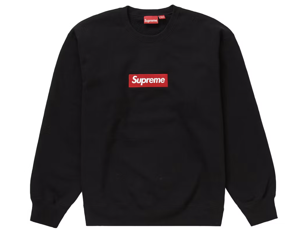 Supreme Box Logo Crewneck Sweatshirt (Black) (FW22)