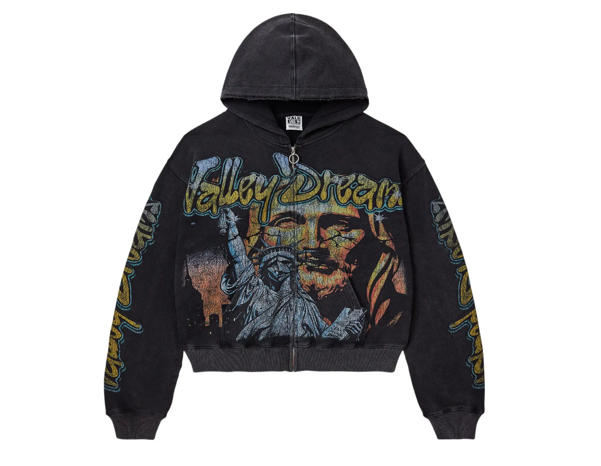 Vale Forever Gods Liberty Zip-up Hoodie (Black)