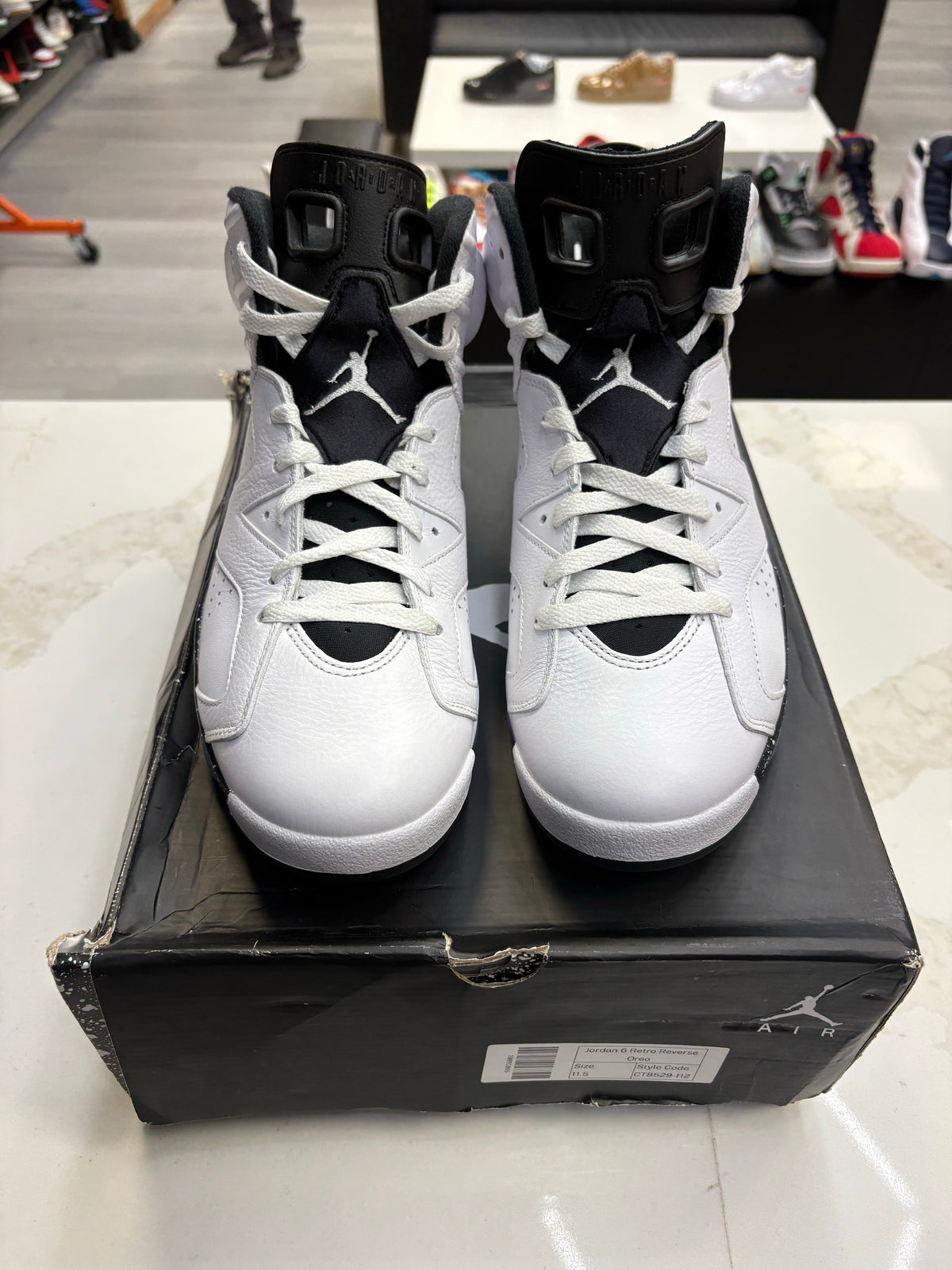 Jordan 6 Retro Reverse Oreo
