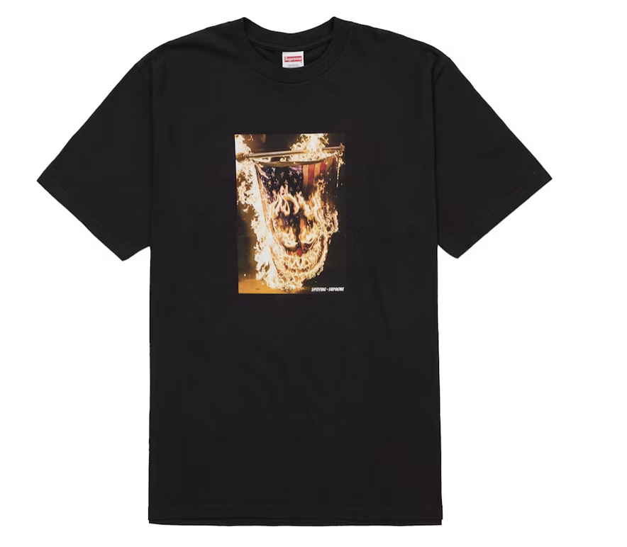 Supreme Spitfire Flag Tee Black