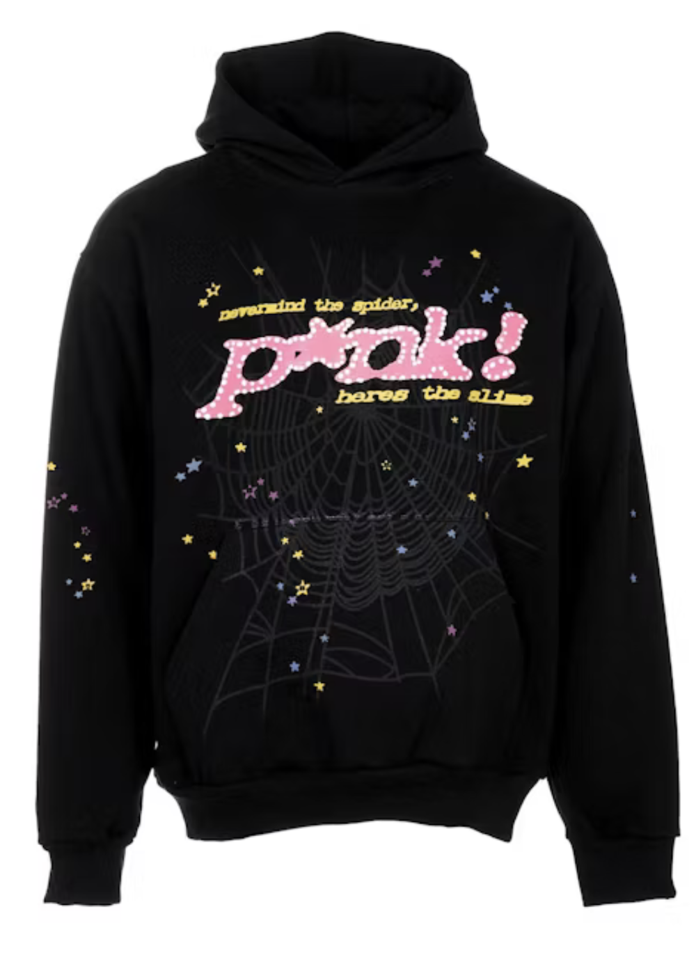 Sp5der P*NK Hoodie (Black)
