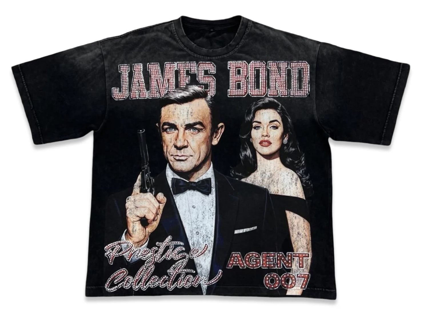 Prestige “James Bond” Tee Shirt (Black)