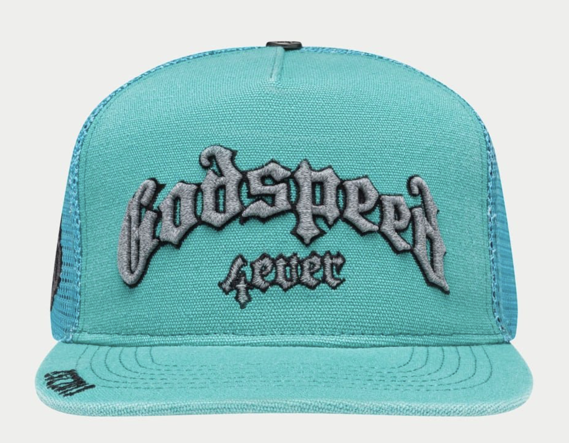 Godspeed "GS Forever" Trucker Hat (Teal Washed)