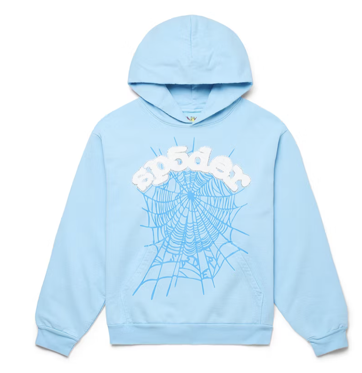 Sp5der Web Hoodie "Sky Blue"