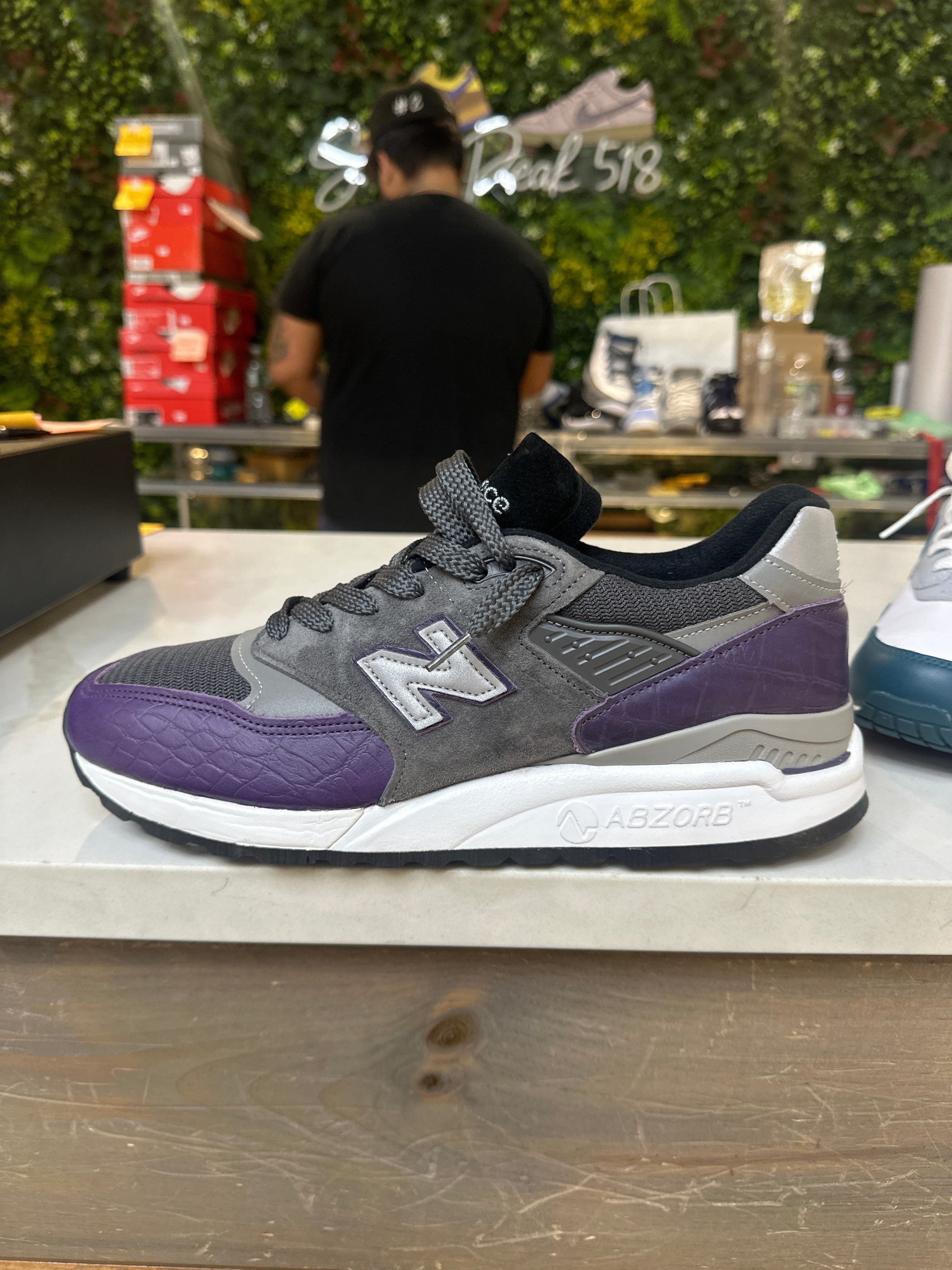 New Balance 998 "MiUSA Purple Croc" (pre-owned)