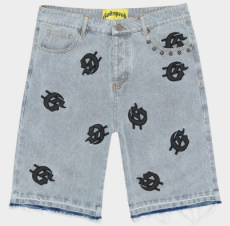 Godspeed "Infinity" Jean Shorts (Blue)