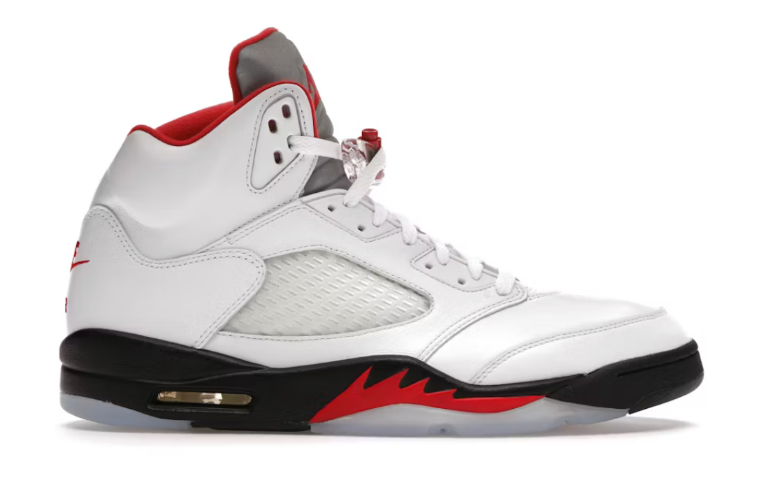 Air Jordan 5 "Fire Red Silver Tongue" 2020