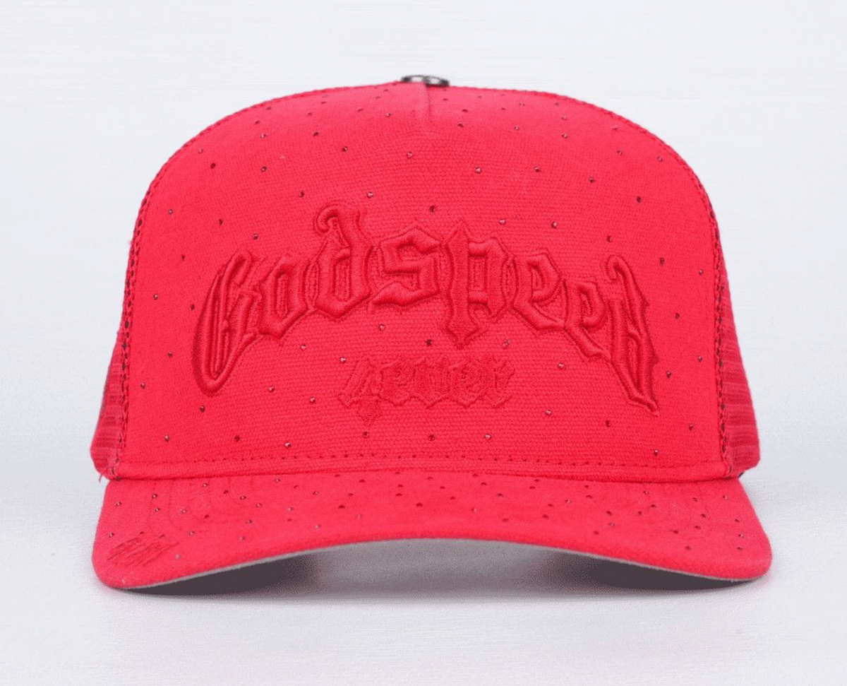 Godspeed Forever Trucker Hat VVS (Red)