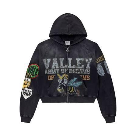 Vale Forever Army Zip Up "Black"