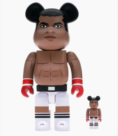 Bearbrick "Muhammad Ali" 400% and 100% Set
