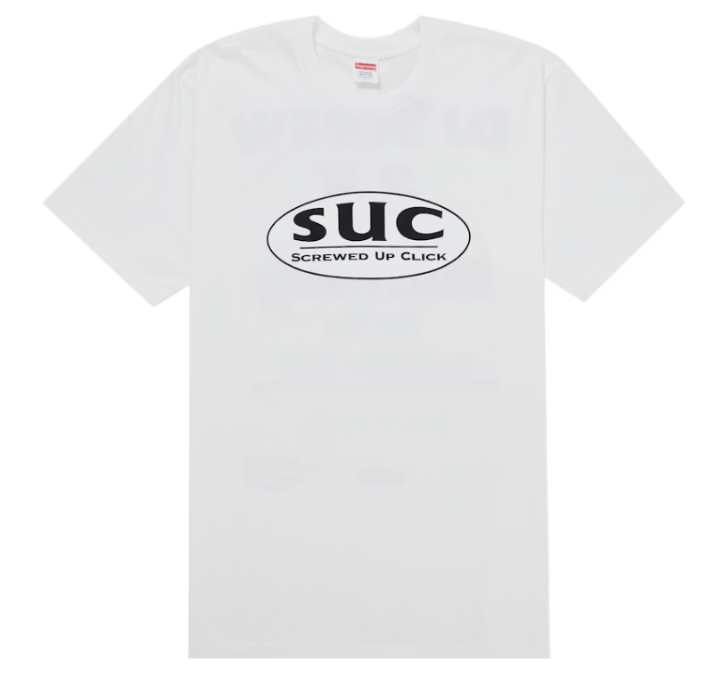 Supreme DJ Screw SUC Tee White
