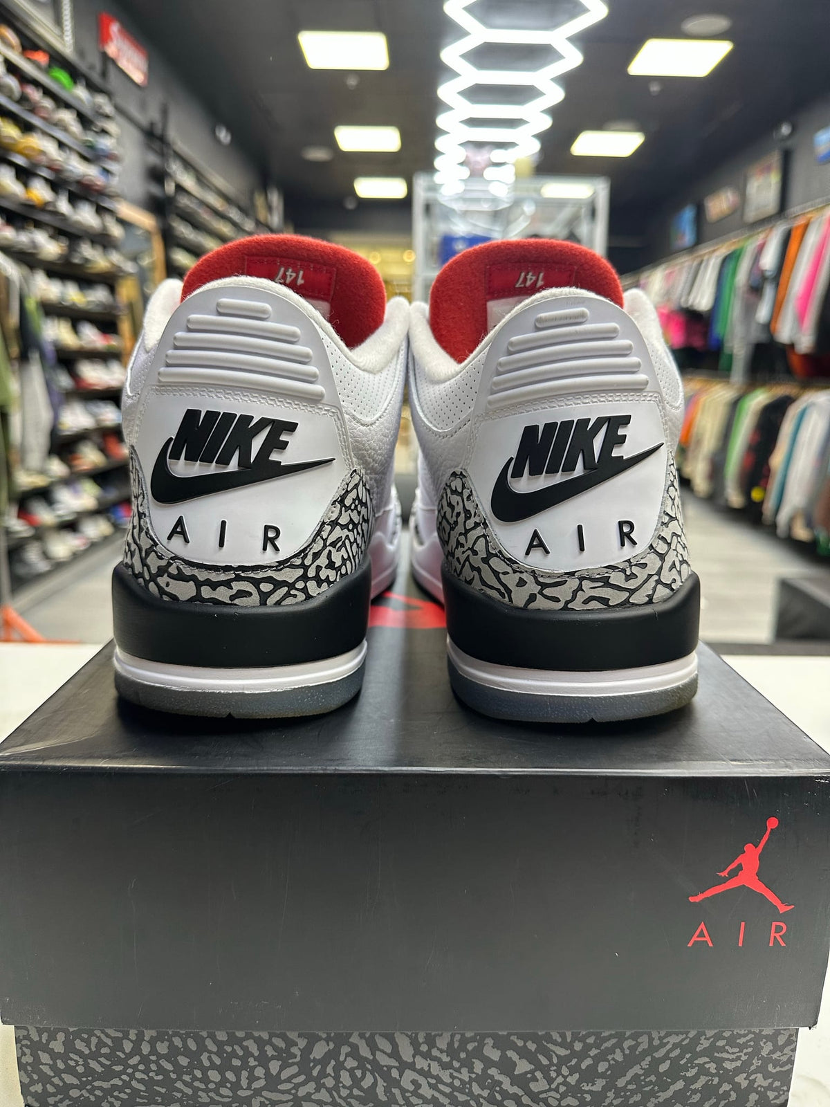 Jordan 3 Retro Free Throw Line White Cement