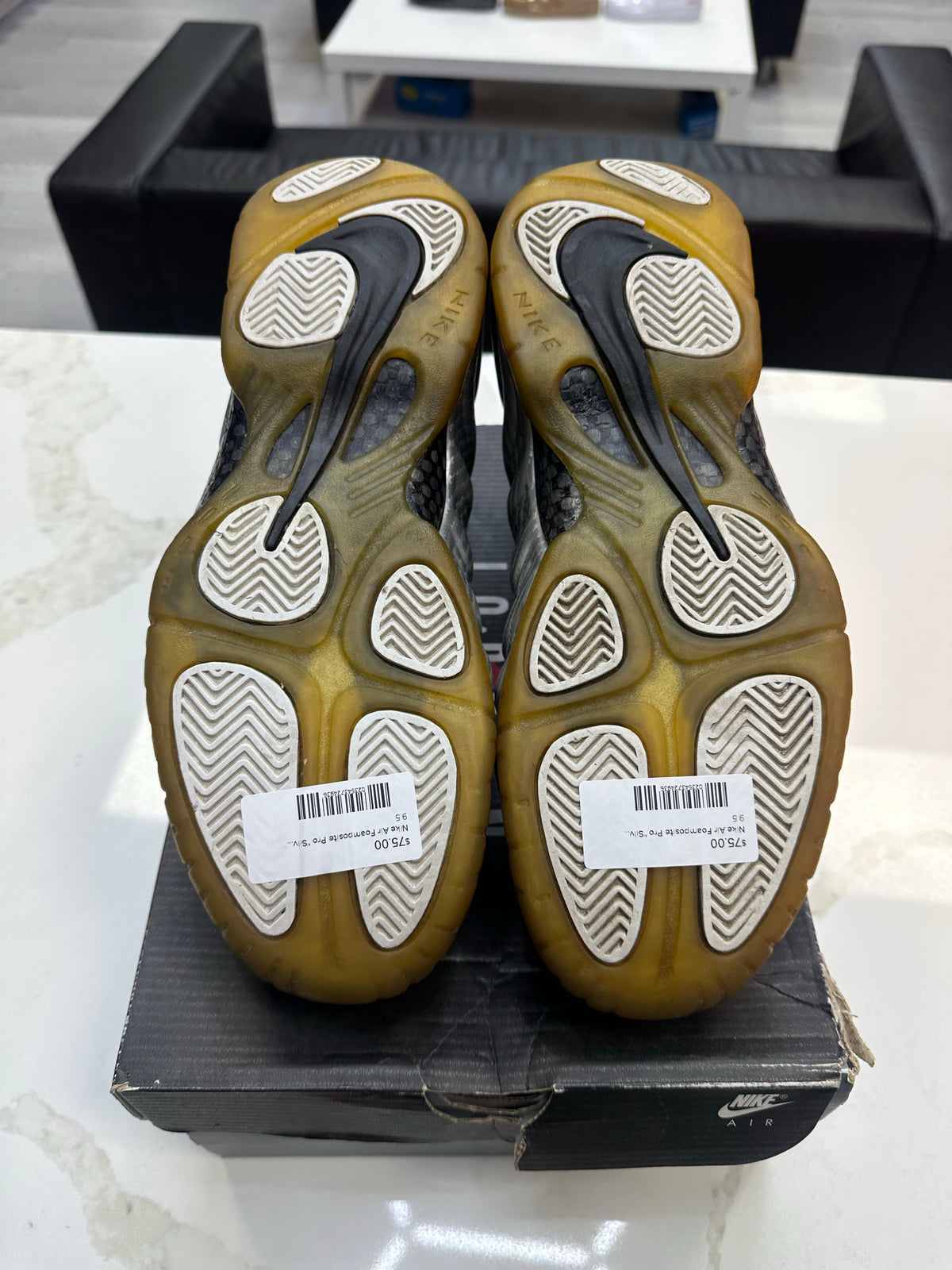 Nike Air Foamposite Pro Silver Surfer