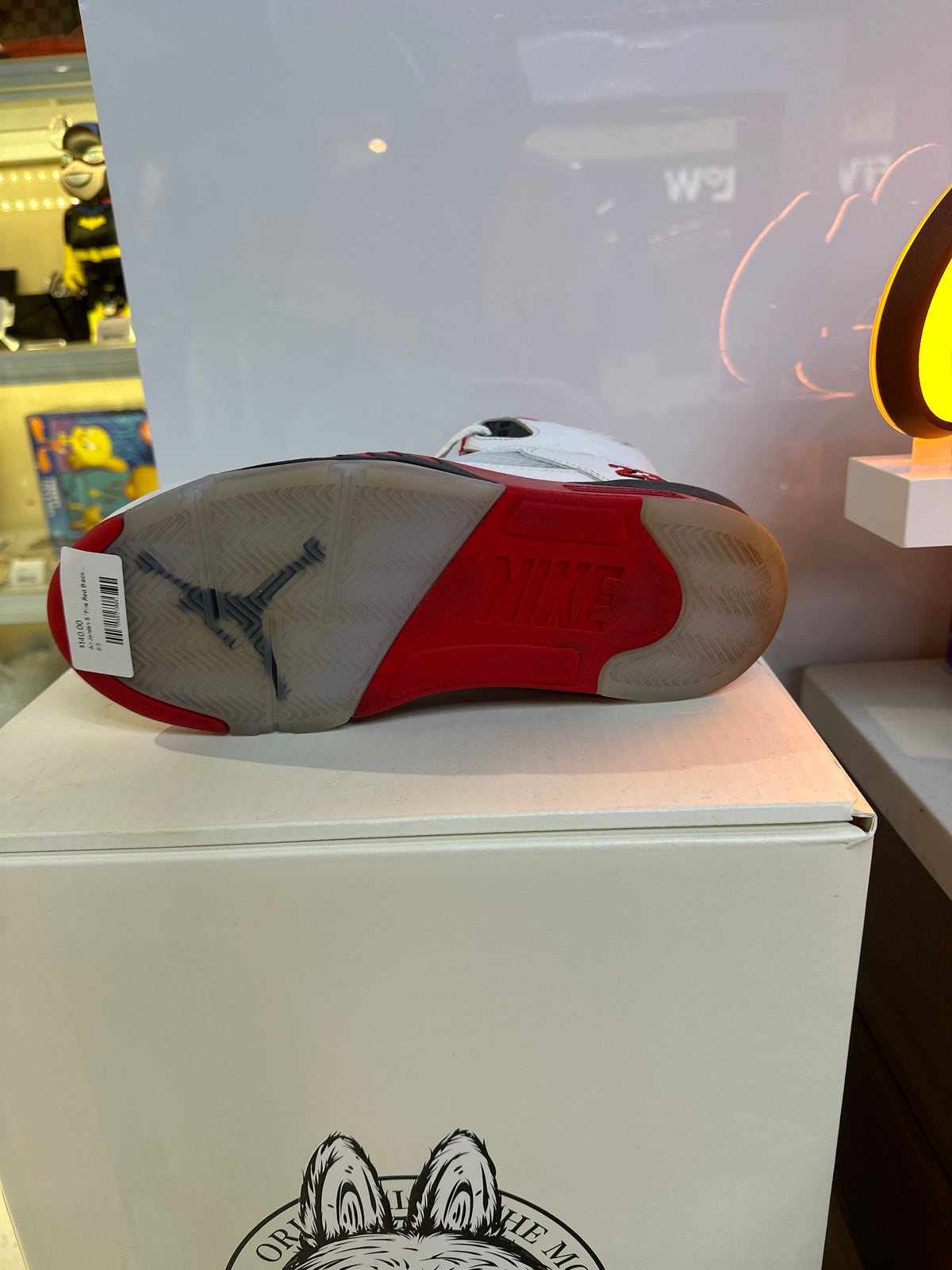 Air Jordan 5 "Fire Red Black Tongue" (Pre-Owned)