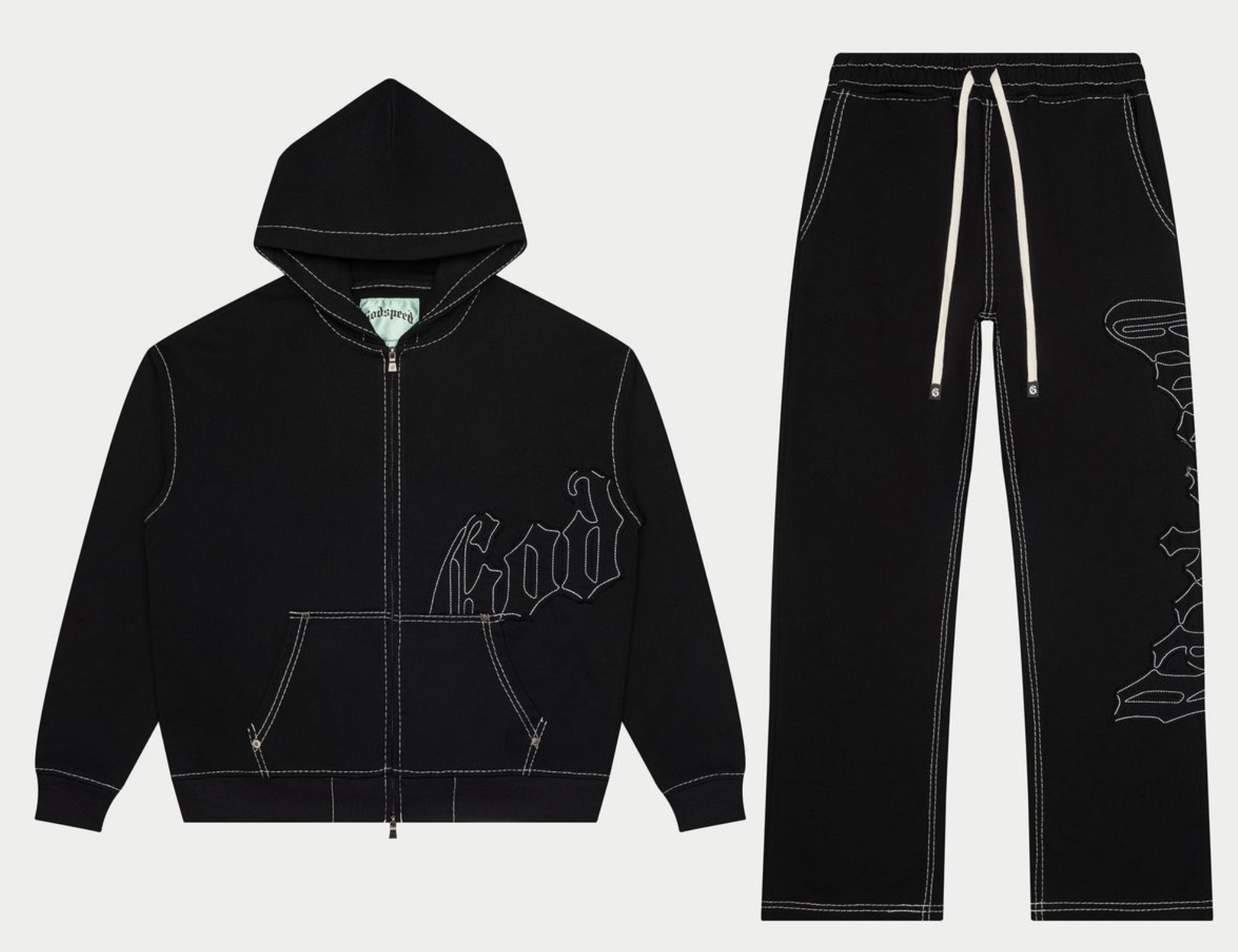 Godspeed OG Logo Sweatsuit Stitched (Black)