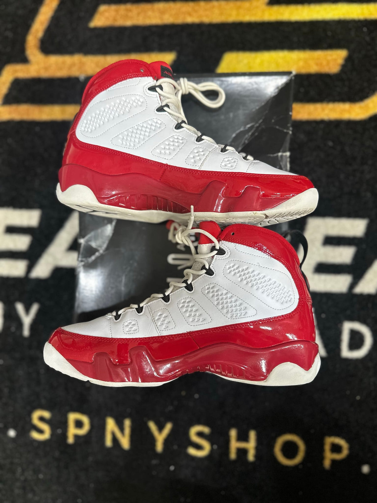 Air Jordan 9 Retro White Gym Red