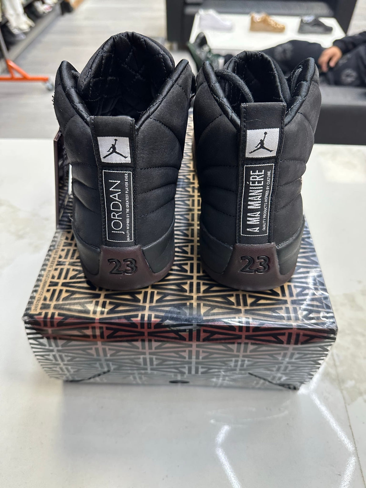 Jordan 12 Retro SP A Ma Maniére Black (Women's)
