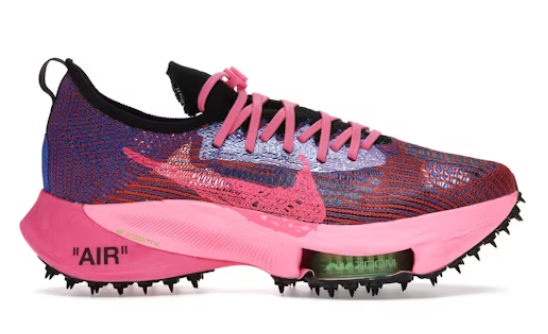 Nike Air Zoom Tempo Next% Flyknit X Off-White "Racer Blue Pink Glow"