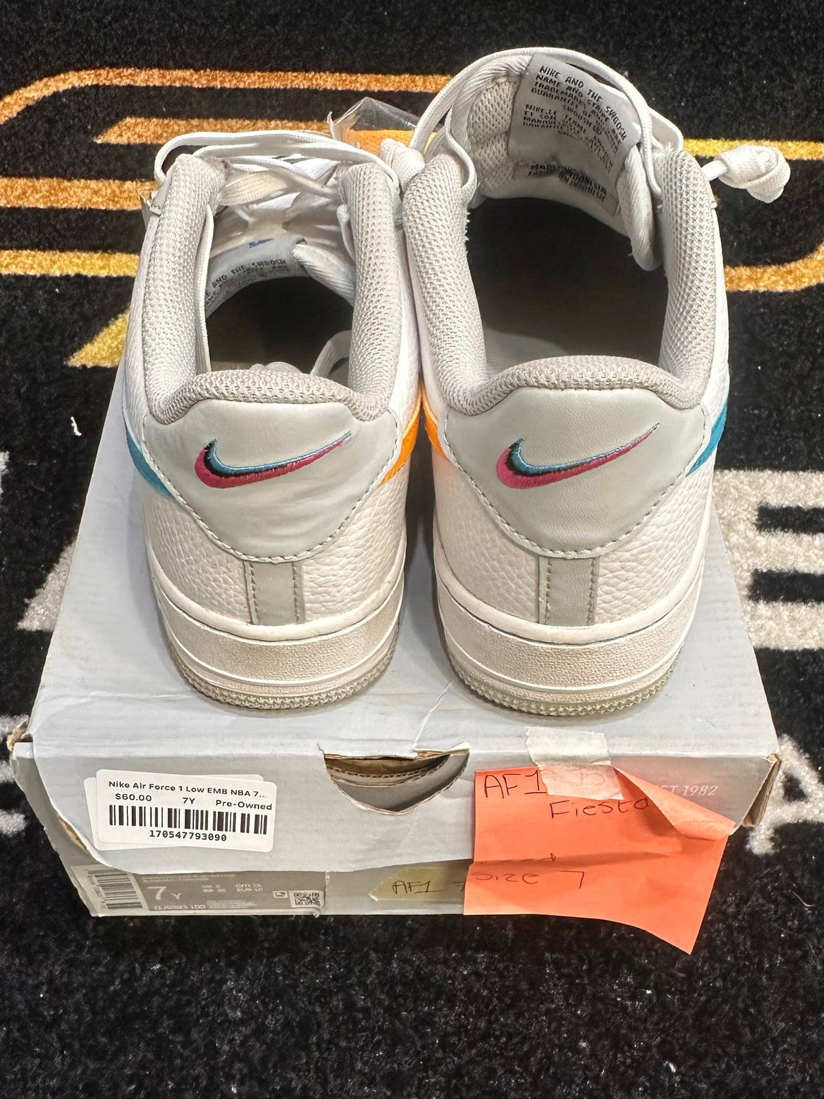 Nike Air Force 1 Low EMB NBA 75th Anniversary Fiesta (GS)