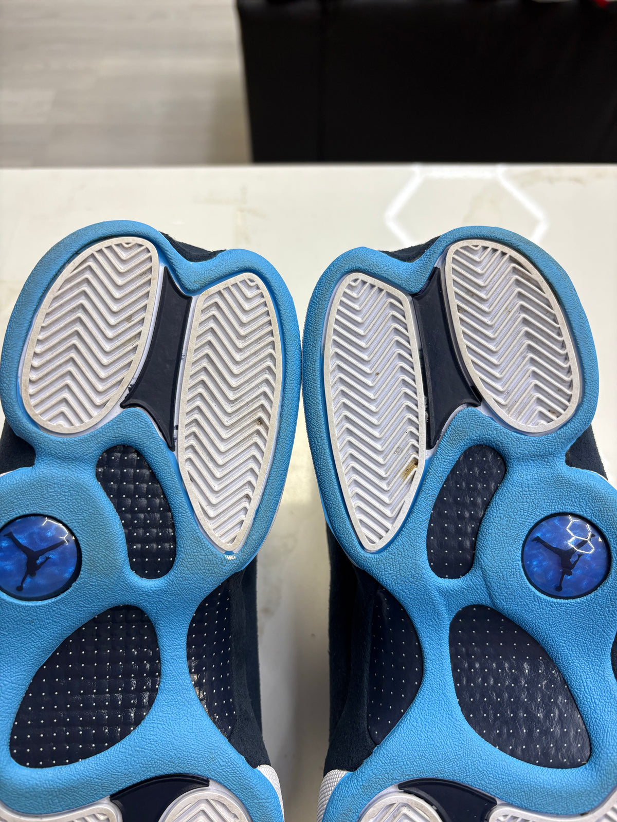 Jordan 13 Retro Obsidian Powder Blue White