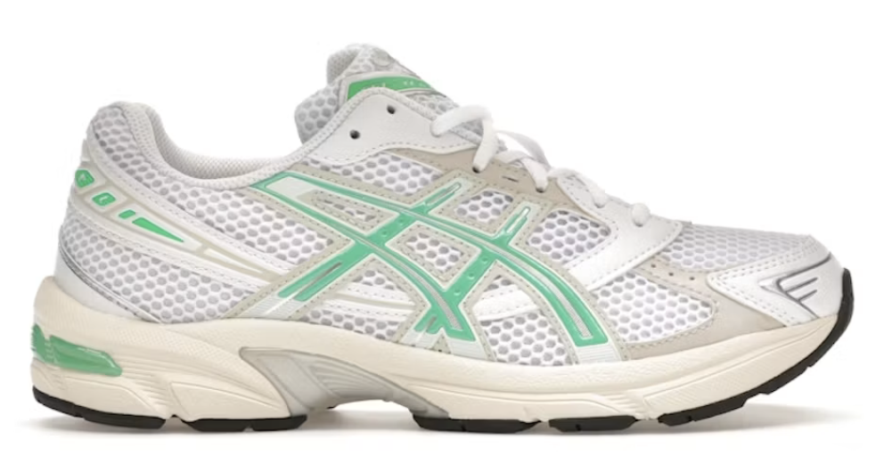 ASICS Gel-1130 White Malachite Green Off White Midsole (Women's)