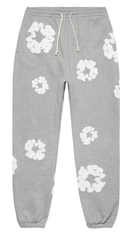 Denim Tears Cotton Wreath Sweatpants (Grey)
