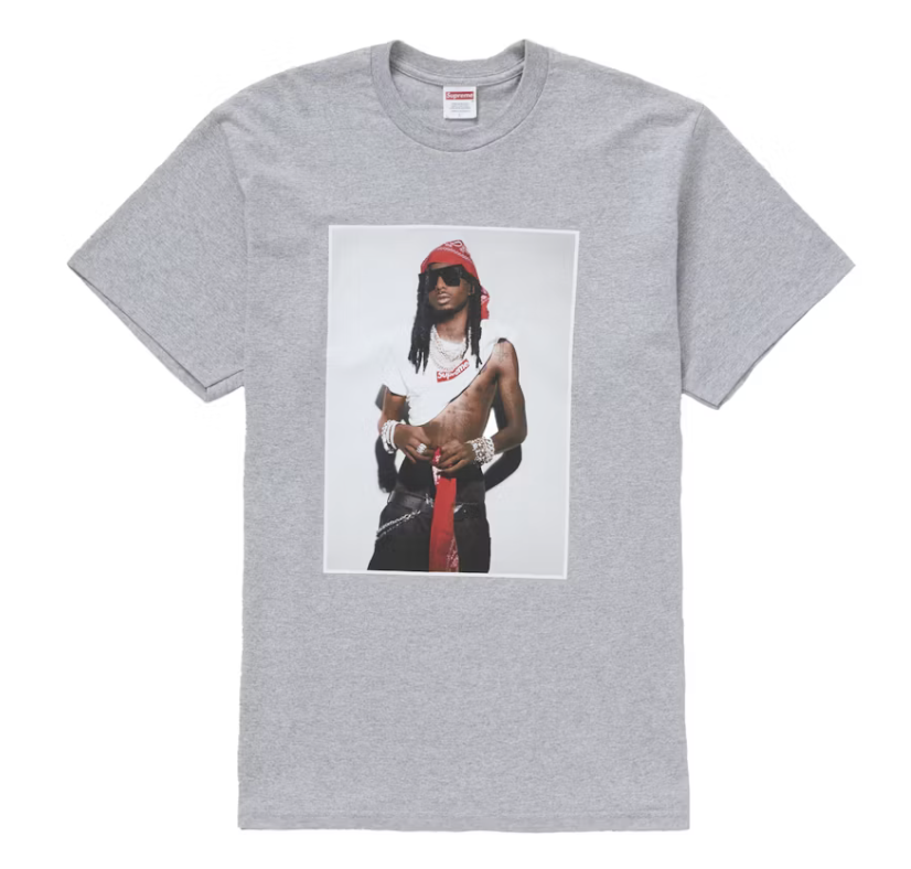 Supreme Playboi Carti Tee "Heather Grey"