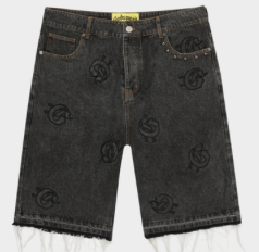 Godspeed Infinity Jean Shorts (Black)