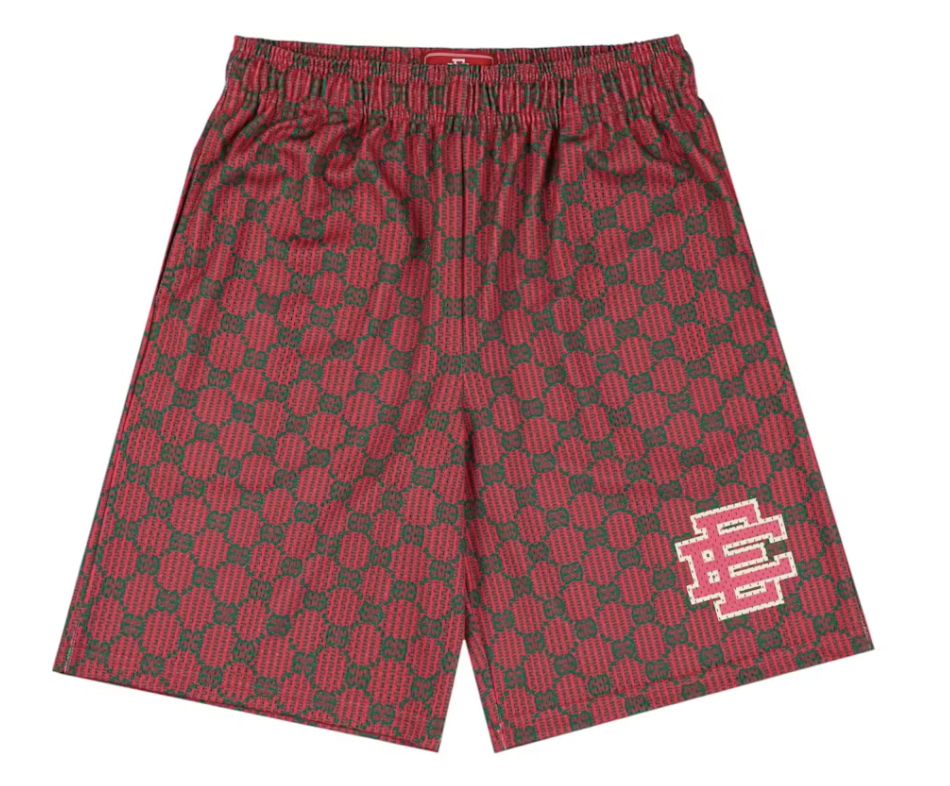 Eric Emanuel EE Baggy Short Red EE Print "Red"