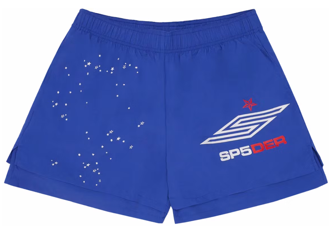 Sp5der Pro Double Layer Short Blue