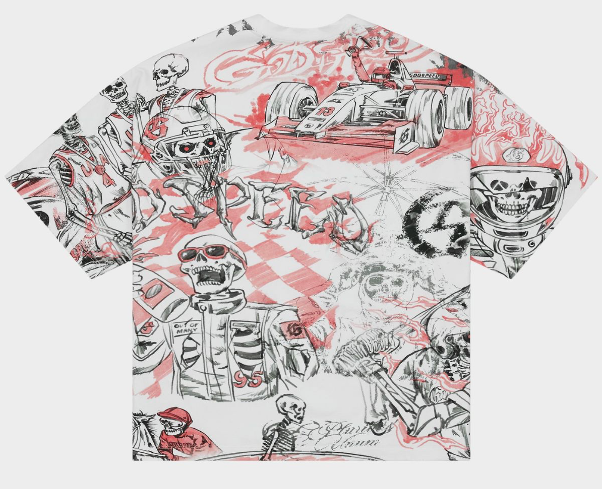 Godspeed "Sketch Archive" Tee Shirt (White)