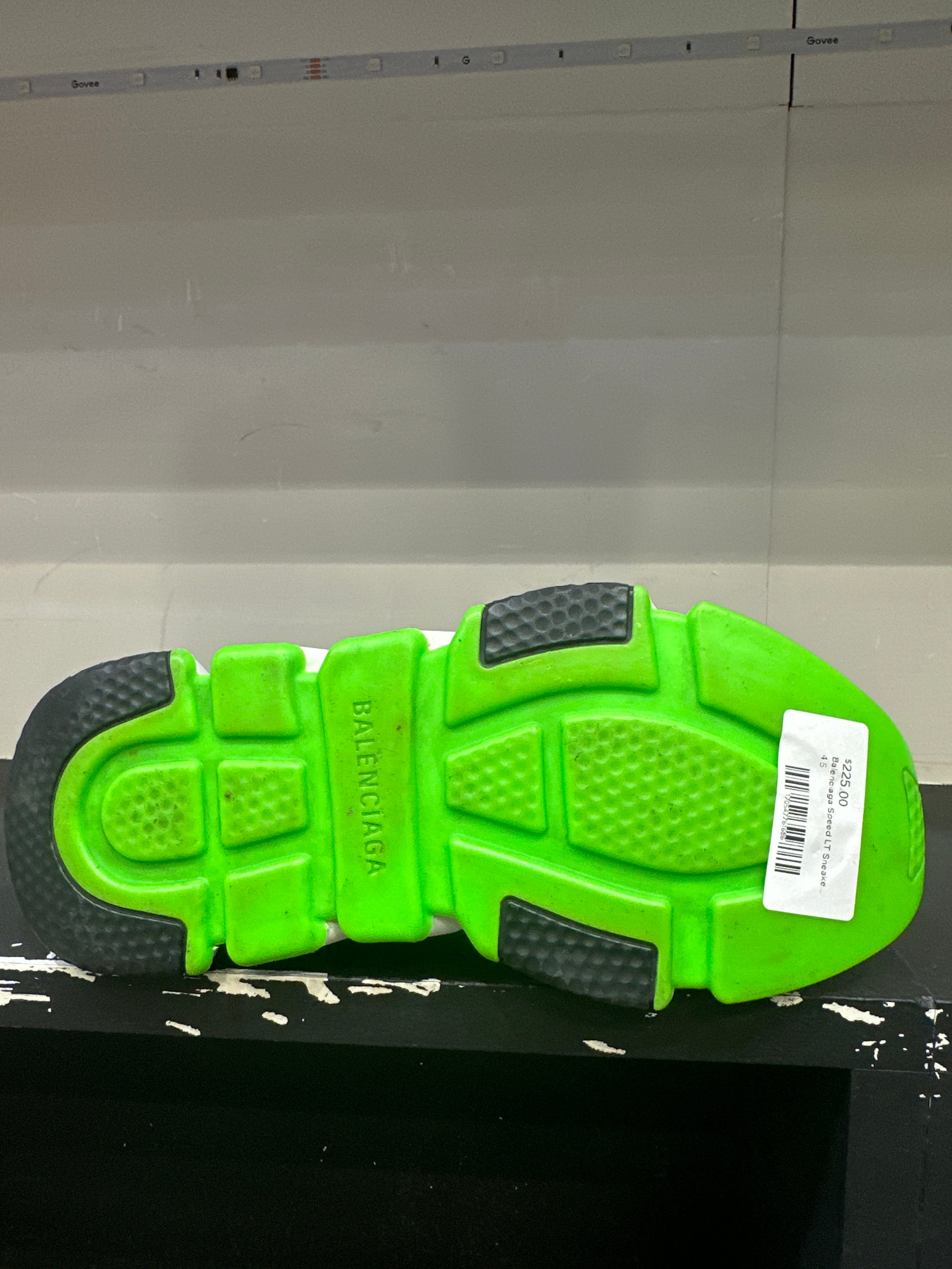 Balenciaga Speed LT Sneaker "Black/Green" (pre-owned)