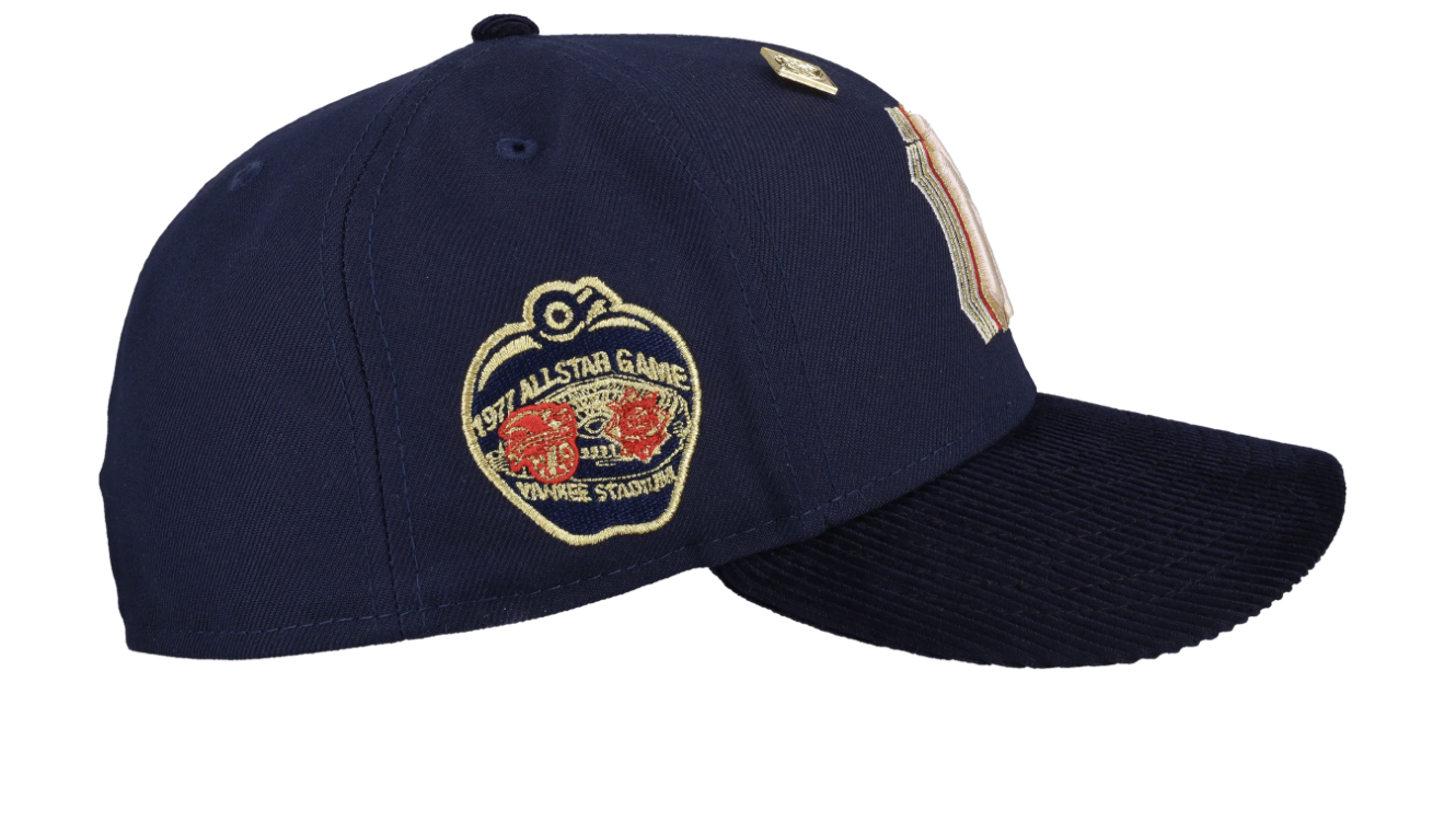 Capsule New York Yankees 1977 All Star Game Navy Trippy Logo 59Fifty Fitted Hat