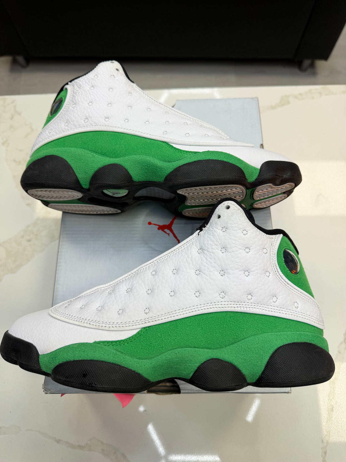 Jordan 13 Retro White Lucky Green