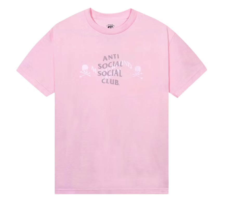 Anti Social Social Club ASSC "Mastermind" Tee Shirt (Pink)