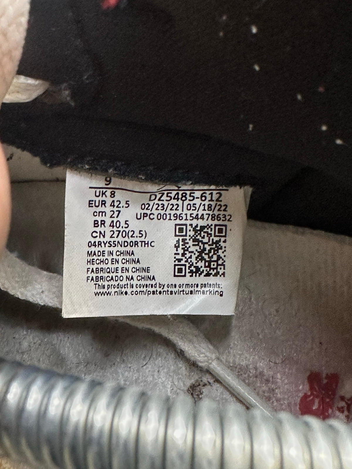 Jordan 1 Retro High OG Chicago Lost and Found