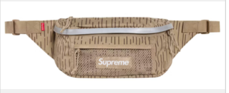 Supreme Waist Bag "Tan Raindrop" (FW24)