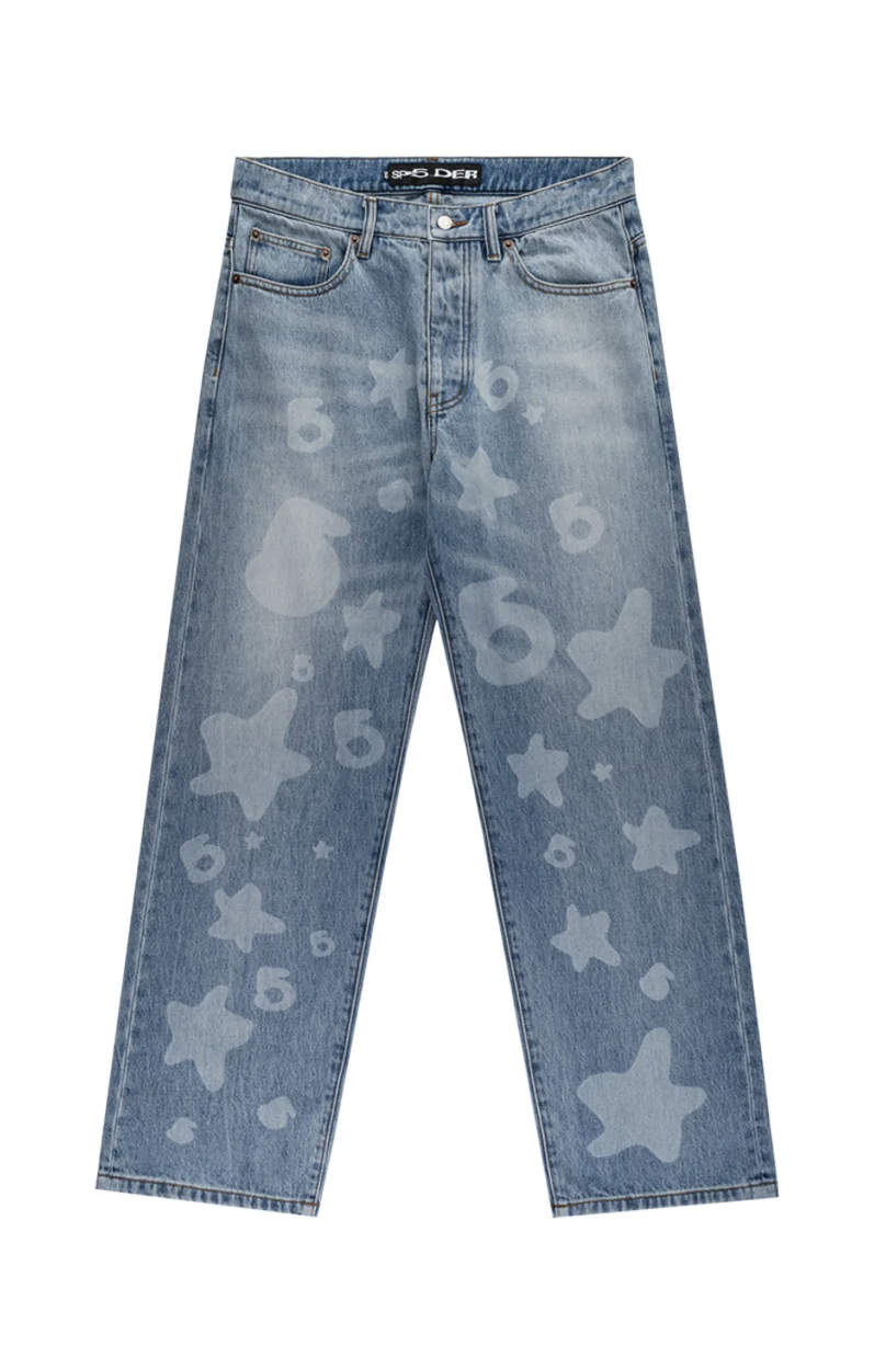 SP5DER Beluga Jeans "Light Blue Wash"