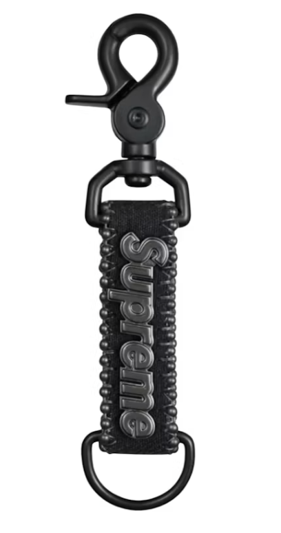 Supreme b.b Simon Denim Keychain (Black/Black)