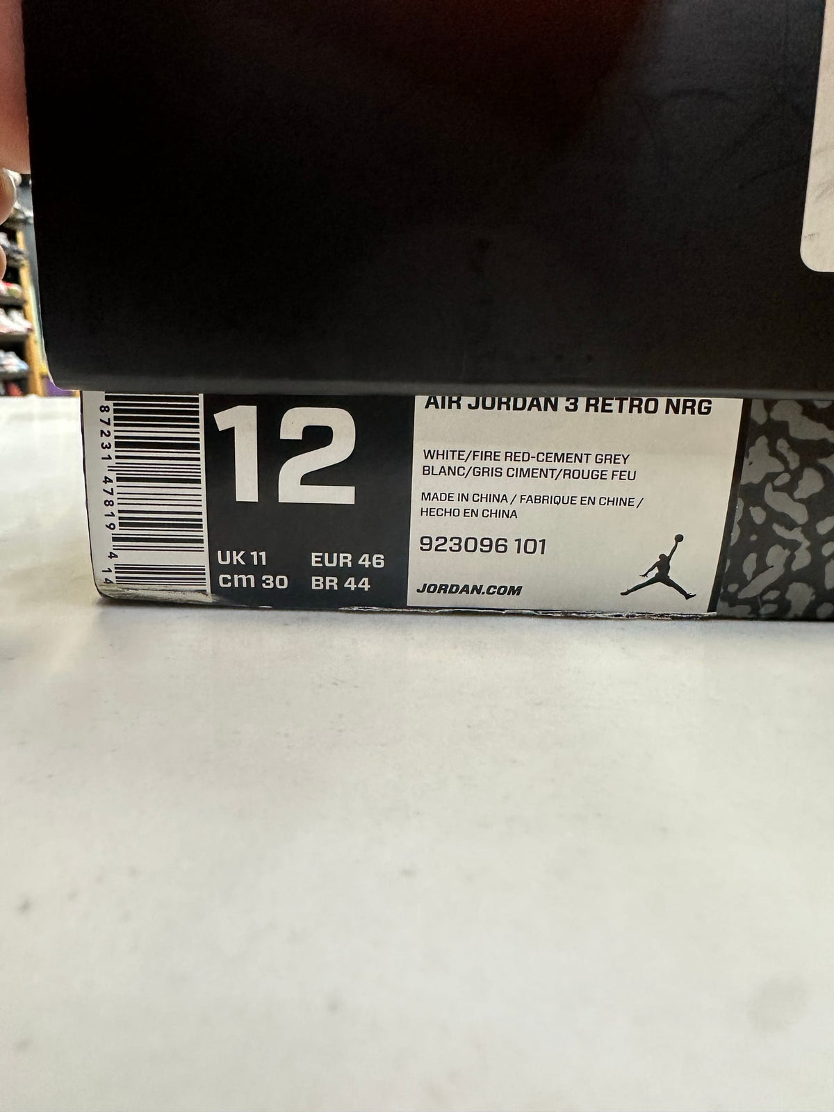Jordan 3 Retro Free Throw Line White Cement