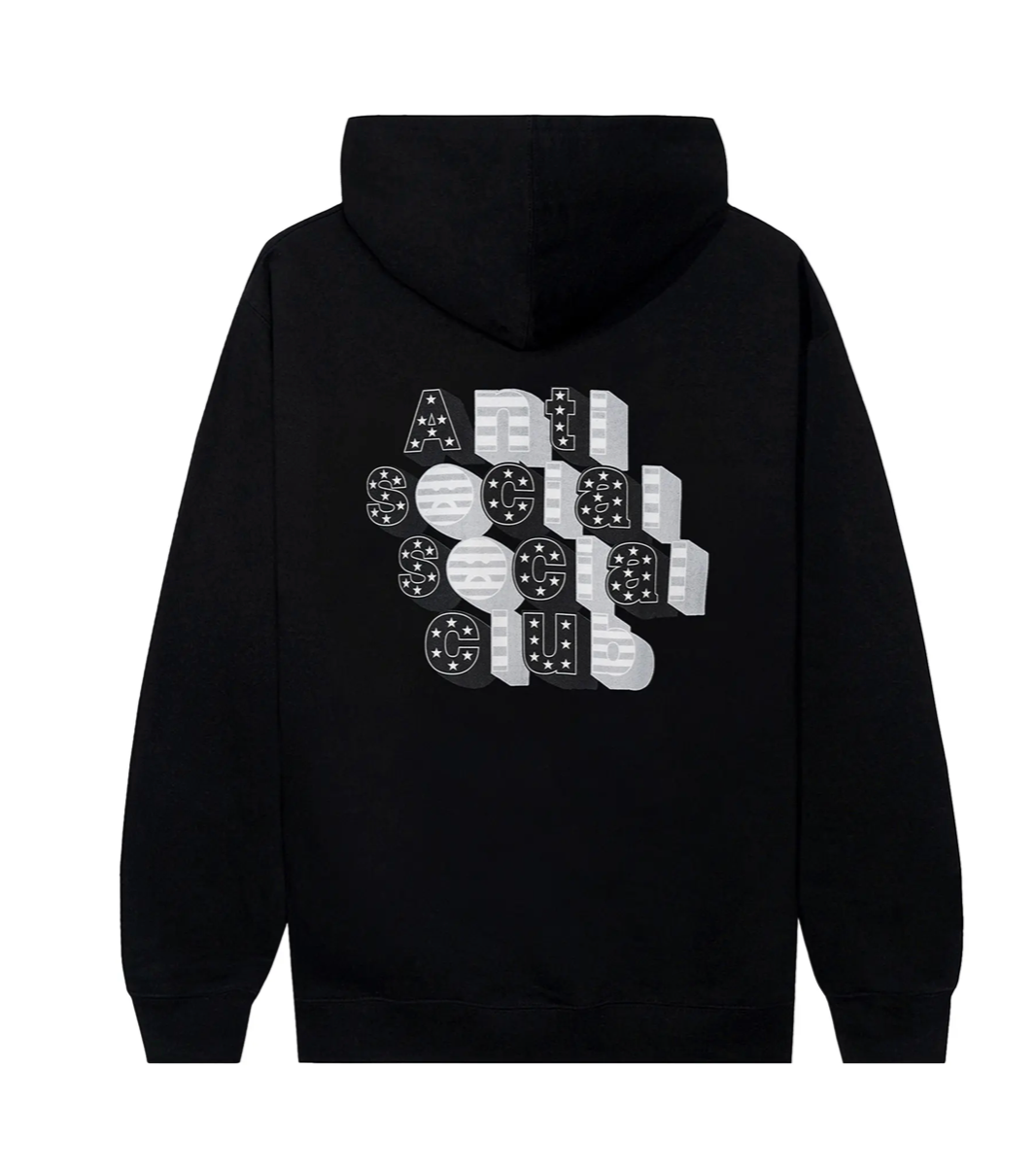 Anti Social Social Club Sign Me Up Hoodie 'Black'
