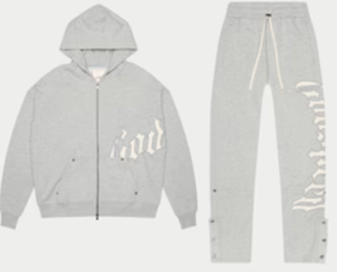 Godspeed OG Logo Sweatsuit V2 Heather Grey