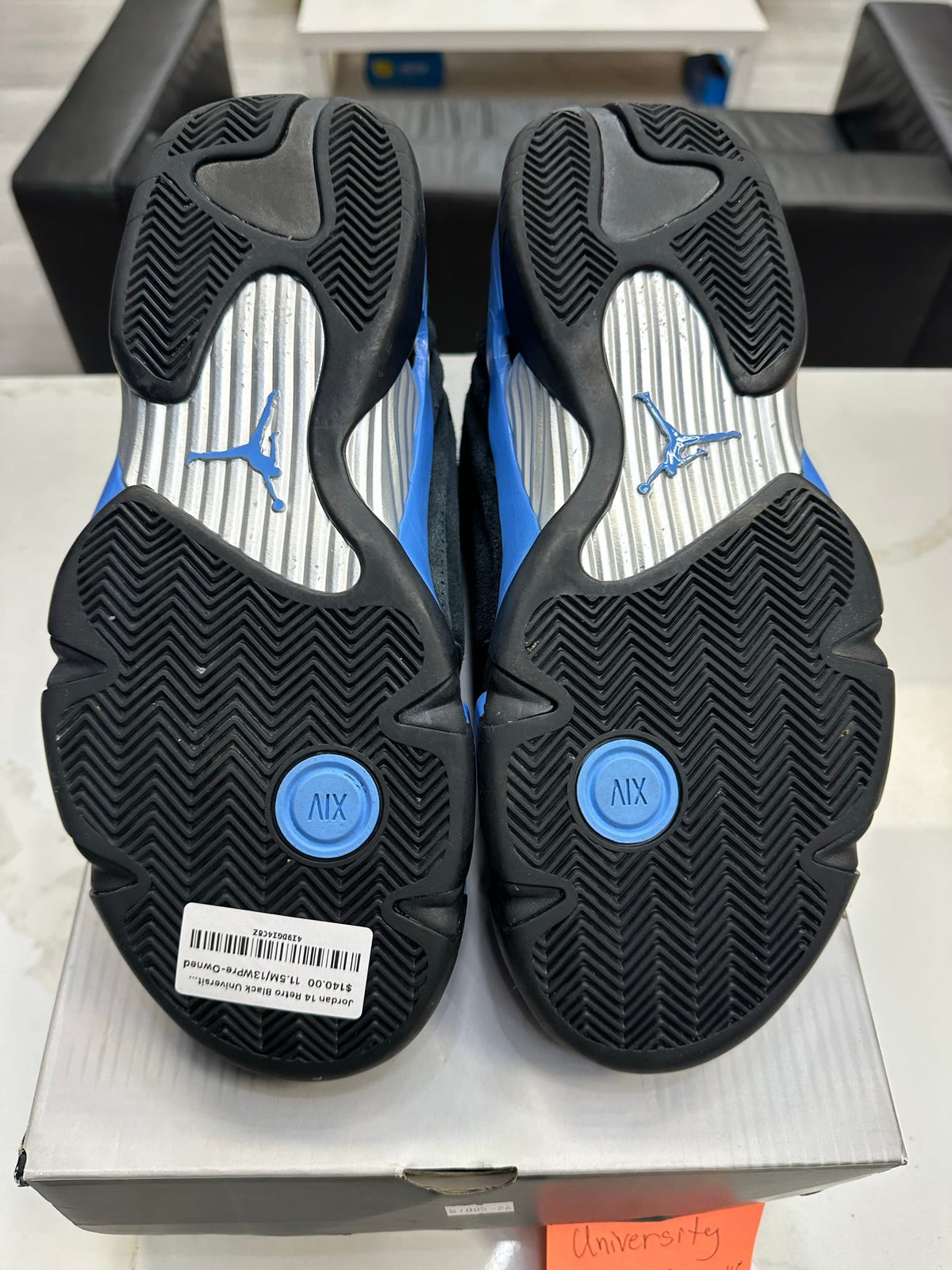 Jordan 14 Retro Black University Blue (2026)