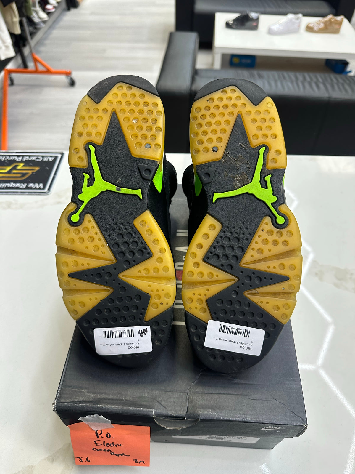 Jordan 6 Retro Electric Green