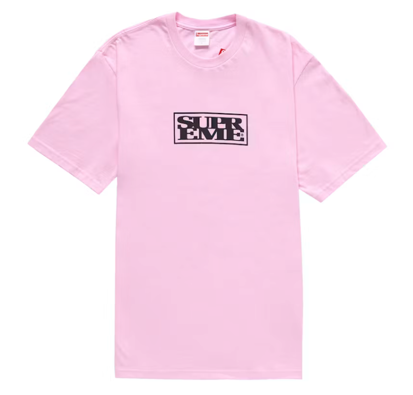 Supreme "Connect" Tee Shirt (Light Pink) (FW24)