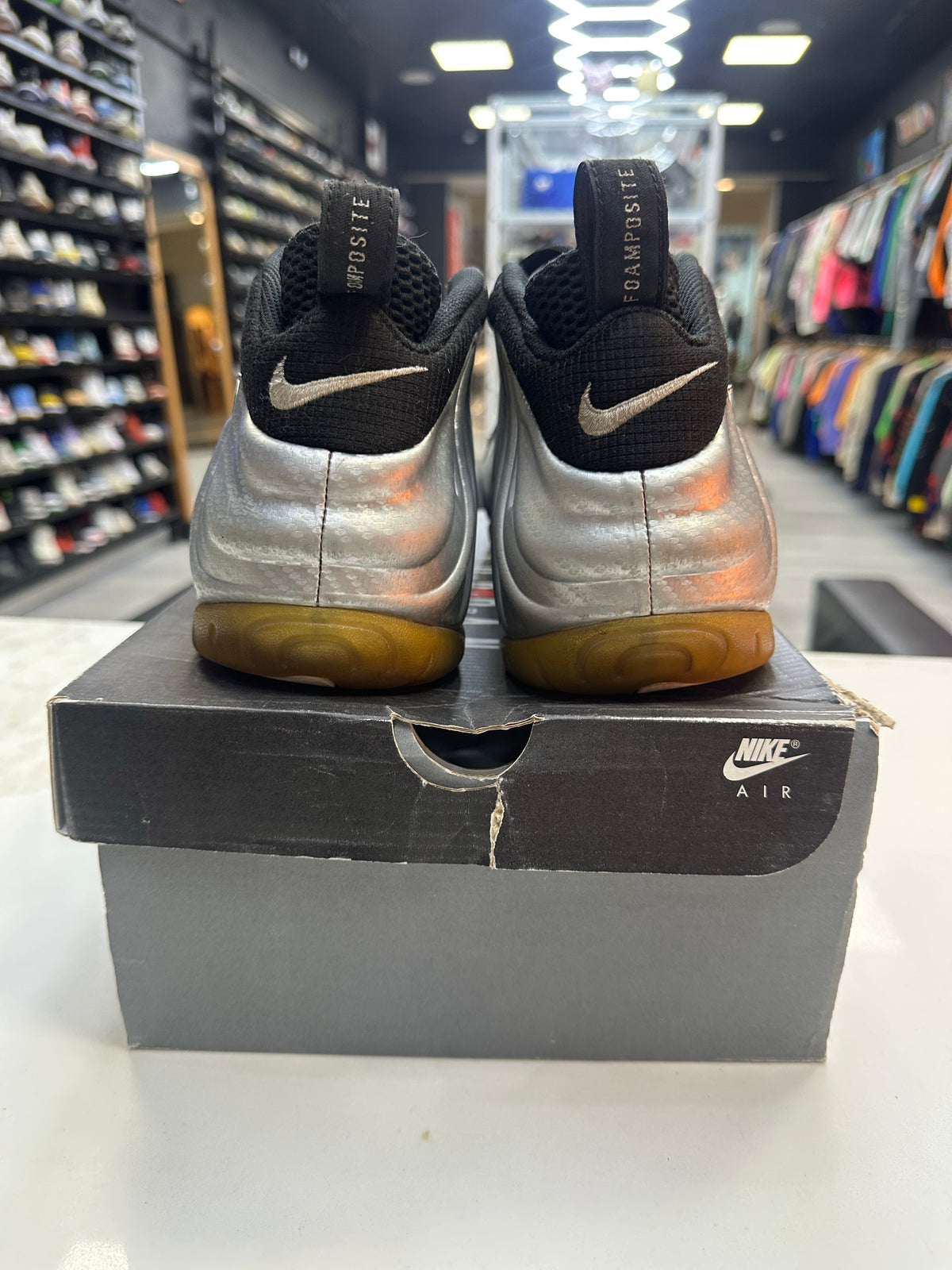 Nike Air Foamposite Pro Silver Surfer